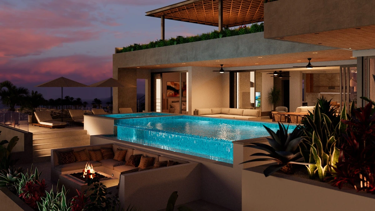 cove-residences-cerritos-luxury-condo-night -